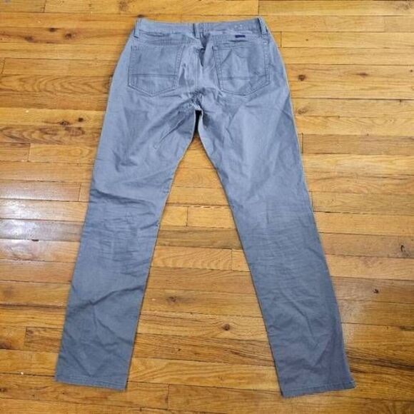 Untuckit Mens Gray 5 Pocket Chino Trousers Pants 32x32 - Picture 5 of 7